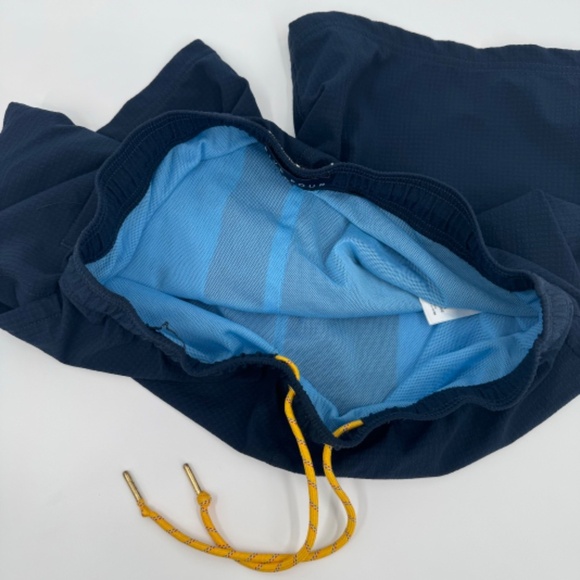 Five Four Swim Trunks Men 32 Blue Shorts Mesh Lined Elastic Drawstring Beach - Picture 7 of 15